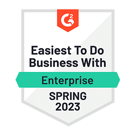 CareerManagement_EasiestToDoBusinessWith_Enterprise_EaseOfDoingBusinessWith_Spring-2023 G2 Career Management Easiest to Do Business With Enterprise - Spring 2023